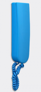 Unifon cyfrowy z wyłącznikiem, wersja z funkcją 3-pozycyjnej regulacji wywołania; Laskomex LM-8/W-5 SOFT_BLUE LASKOMEX
